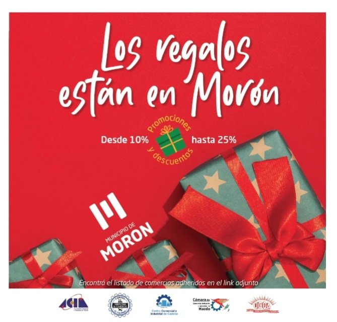 LOS REGALOS ESTÁN EN MORON