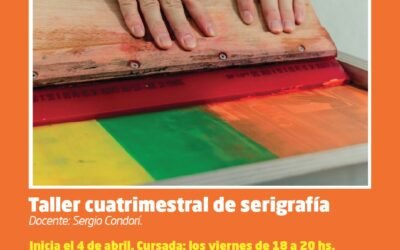 TALLER DE SERIGRAFIA EN EL MECENAS