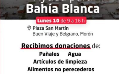 EL OESTE SE SOLIDARIZA CON BAHIA BLANCA