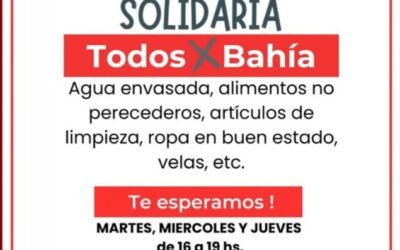 LA UCR MORON BRINDA AYUDA A LA POBLACION DE BAHIA BLANCA