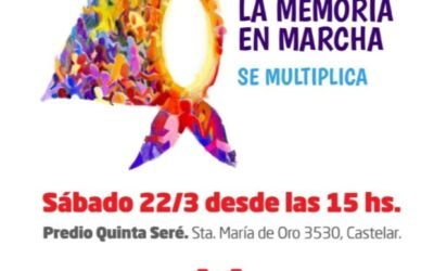 MORON CONMEMORA LA MEMORIA Y LA VIDA CON CARRERA, SESION LEGISLATIVA ESPECIAL Y FESTIVAL