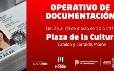 OPERATIVO DE DOCUMENTACION EN MORON CENTRO