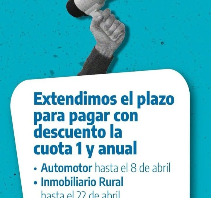 ARBA EXTIENDE EL PLAZO PARA PAGAR LA CUOTA ANUAL CON DESCUENTO