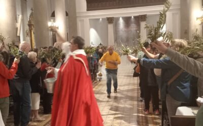 SE BENDIJERON LOS RAMOS EN LA CATEDRAL DE MORÓN MARCANDO EL INICIO DE LA SEMANA SANTA