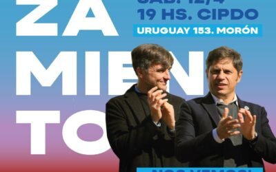 EN APOYO AL GOBERNADOR SE LANZA EN MORON EL FRENTE POPULAR PATRIA Y FUTURO