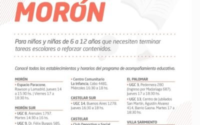 ACOMPAÑAMIENTO ESCOLAR GRATUITO EN EL ESPACIO PARACONE