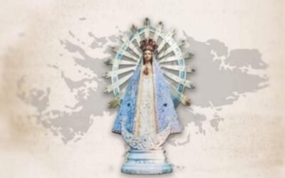 LA IMAGEN DE LA VIRGEN DE LUJAN  QUE ESTUVO EN MALVINAS VISITA MORON