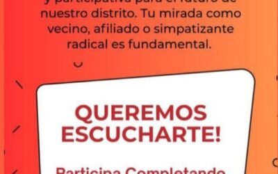 LA UCR MORON INVITA A LOS VECINOS A PARTICIPAR PARA MEJORAR LA COMUNIDAD