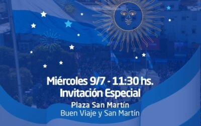 MORON FESTEJA EL DIA DE LA INDEPENDENCIA EN LA PLAZA GRAL SAN MARTIN