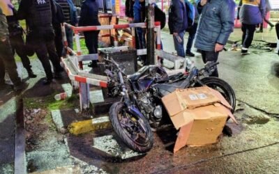 GRAVE ACCIDENTE EN LA BARRERA DE BELGRANO EN MORON