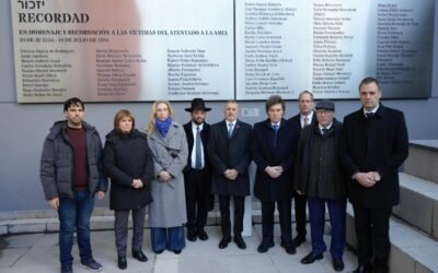 EL PRESIDENTE MILEI COMPARTIO EL HOMENAJE A LAS VICTIMAS DEL ATENTADO A LA AMIA