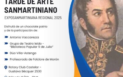 TARDE DE ARTE SANMARTINIANO EN EL ROTARY CLUB DE CASTELAR
