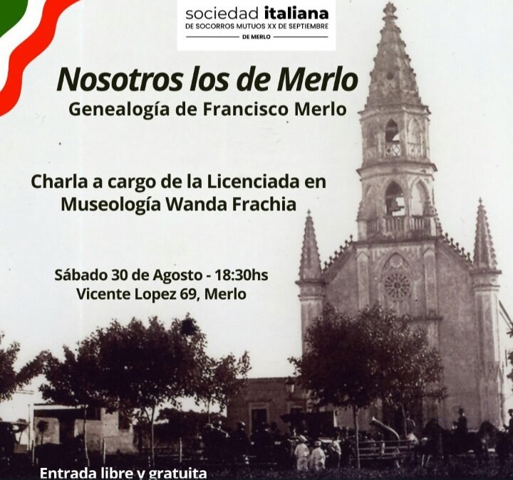 CHARLA SOBRE  GENEALOGIA DE DON FRANCISCO DE MERLO