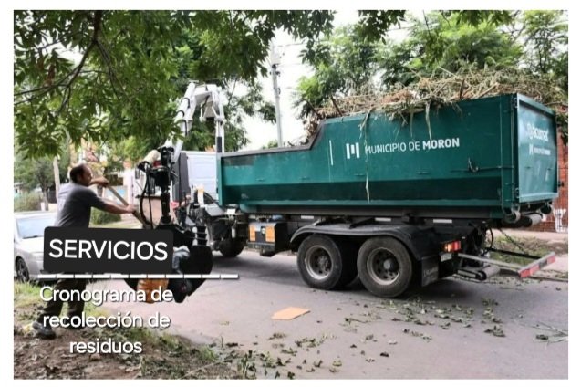 CRONOGRAMA DE RECOLECCION DE RESIDUOS EN MORON