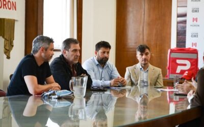 PEDIDOS YA FIRMA UN CONVENIO CON EL MUNICIPIO DE MORON