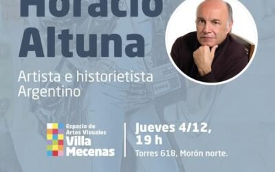 EL ILUSTRADOR E HISTORIETISTA HORACIO ALTUNA EN VILLA MECENAS