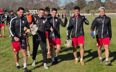 PRIMER ENTRENAMIENTO DEL DEPORTIVO MORON EN EL PREDIO NOLO AGUIRRE