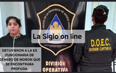 DETUVIERON EN MERLO A LA EX FUNCIONARIA DE GENERO DE MORON QUE SE ENCONTRABA PROFUGA DE LA JUSTICIA