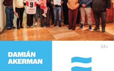 EL IDOLO FUTBOLISTICO DE DEPORTIVO MORON DAMIAN AKERMAN ES CIUDADANO ILUSTRE