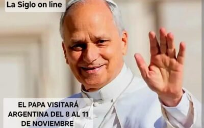 LA NUNCIATURA APOSTOLICA ANUNCIO LA VISITA DEL PAPA LEON XIV A ARGENTINA, URUGUAY Y PERU