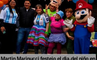 MARTIN MARINUCCI Y REFERENTES DEL FRENTE RENOVADOR FESTEJARON EL DIA DEL NIÑO EN MORON SUR