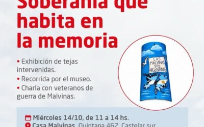 LA CASA MALVINAS DE CASTELAR PRESENTA LA MUESTRA » ARTE EN TEJAS «ARTE, SOBERANIA Y MEMORIA